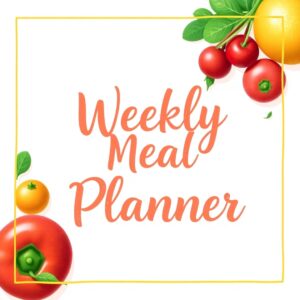 🍽️ Weekly Meal Planner – 	calorie tracker
