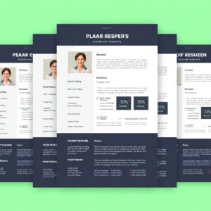 🌟 7 Professional CV Resume Template Vol 🌟