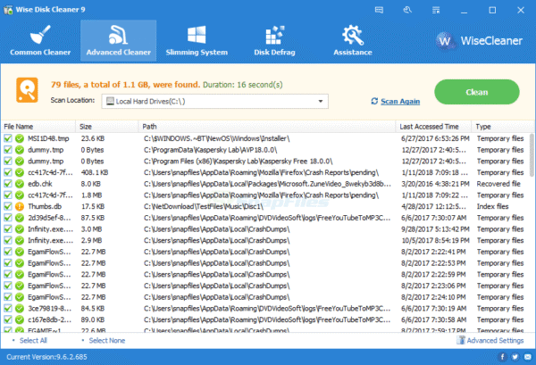 Wise Disk Cleaner - Image 2