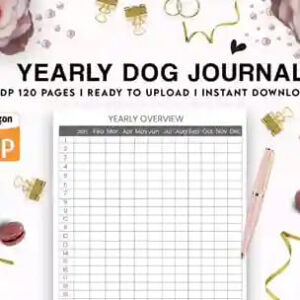 📖 Yearly Dog Journal  📈