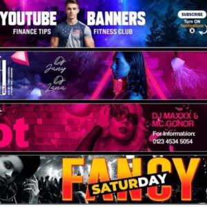 🎧📺 YouTube Banner Designs for DJs & Music Creators 🎵✨