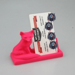 🦊 Fox Business Card Holder – Elegant & Functional Desk Accessory