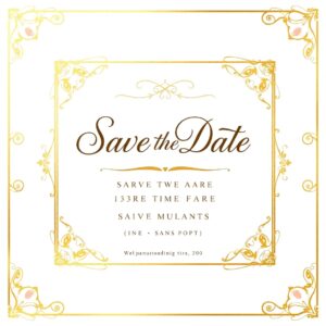 Wedding Invitation PSD Template 💌💖