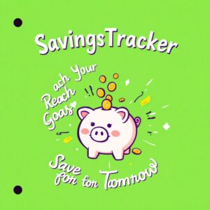 💰 Savings Tracker 8.5x11 – Take Control of Your Financial Goals 📈