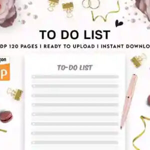 To-Do List Journal for Amazon KDP